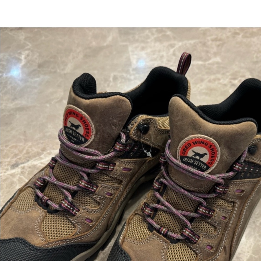 Red Wing Shoes Tan and Black Outdoor Boots
